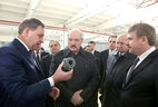 Alexander Lukashenko visits the enterprise