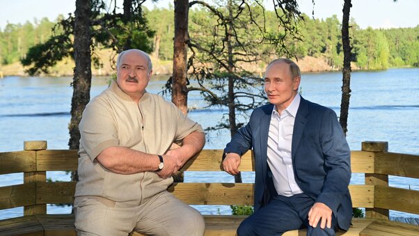 Неформальная встреча с Президентом России Владимиром Путиным на Валааме Валаам пейзаж Путин Лукашенко