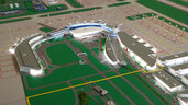 Макет развития инфраструктуры Национального аэропорта Минск