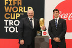 Alexander Lukashenko and FIFA representative Lucas Rachow