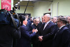 Alexander Lukashenko visits Slutsk Sugar Plant