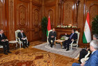 Meeting with Tajikistan President Emomali Rahmon