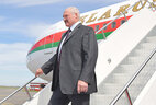 Belarus President Aleksandr Lukashenko arrives in Kazakhstan on a working visit. The aircraft with the Belarusian head of state on board landed at the airport of Nur-Sultan