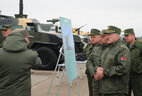 Alexander Lukashenko was updated on the combat capability and main performance characteristics of the weapons on display