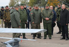 Alexander Lukashenko inspected new samples of Belarusian weapons and defense technology