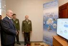 The head of state visited the Operational and Analytical Center under the Aegis of the President of Belarus
