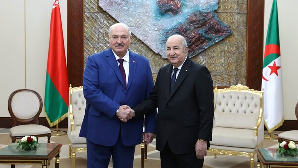 Переговоры с Президентом Алжира Абдельмаджидом Теббуном Беларусь и Алжир, Александр Лукашенко, Абдельмаджид Теббун, дворец Эль-Мурадия