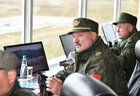 Alexander Lukashenko watched an exhibition performance featuring military and special hardware