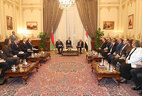 Во время встречи с Председателем Палаты представителей Египта Али Абделем аль-Саедом