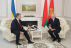 Meeting with Ukraine President Petro Poroshenko