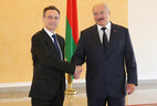 Alexander Lukashenko receives credentials from Ambassador of Switzerland to Belarus Lukas Beglinger