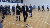Лукашенко матч с ветеранами футбола 