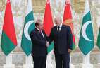 Alexander Lukashenko and Nawaz Sharif
