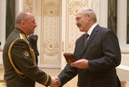 Chief of the General Staff of the Armed Forces, First Deputy Defense Minister, Major-General Oleg Belokonev was awarded an Order of Service to the Homeland, 3rd degree