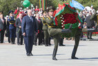 Alexander Lukashenko takes part in the Victory Day celebrations