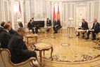 One-on-one meeting with Egypt President Abdel Fattah el-Sisi