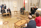 Во время встречи Александра Лукашенко с Государственным Министром по торговой политике Министерства внешней торговли Великобритании Джорджем Холлингбери