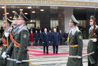 Ceremony of official welcome for Azerbaijan President Ilham Aliyev