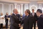 Alexander Lukashenko and Michel Platini