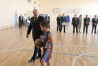 Alexander Lukashenko visits secondary school No. 56