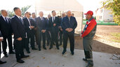 Лукашенко общение с жителями агрогородка Вишов Белыничского района