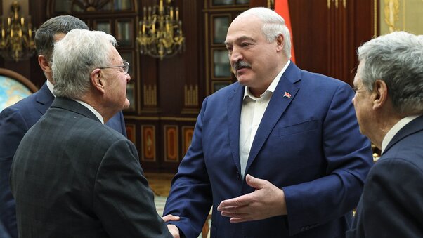 Встреча со спецпосланником Президента США Китом Келлогом Лукашенко встретился с Келлогом, Лукашенко встретился со спецпосланником США Келлогом