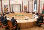 At the extended negotiations with Tajikistan President Emomali Rahmon