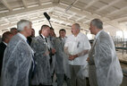 Alexander Lukashenko visited the Minsky agricultural company of OAO DorORS