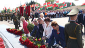 Возложение, мемориальный комплекс "Курган Славы", День Независимости