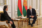 One-on-one meeting with Tajikistan President Emomali Rahmon