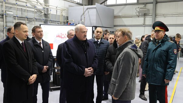 Рабочая поездка в Борисов Александр Лукашенко ООО ПОЖСНАБ, ПОЖСНАБ Борисов, производство пожарной техники в РБ