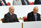 Президент Беларуси Александр Лукашенко на заседании пятого Всебелорусского народного собрания