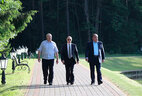 During the informal meeting with Russia President Vladimir Putin and Tajikistan President Emomali Rahmon