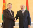 Александр Лукашенко принял верительные грамоты Чрезвычайного и Полномочного Посла Литвы в Беларуси Эвалдаса Игнатавичюса