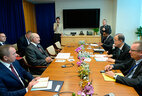 At the meeting with UN Secretary-General Ban Ki-moon