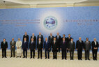 Participants of the summit of the heads of state of the Shanghai Cooperation Organization