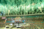 During the closing ceremony of the 2nd European Games