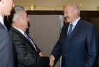 Belarus President Alexander Lukashenko meets with Federal President of Austria Heinz Fischer