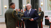 Лукашенко, церемония чествования выпускников, Дворец Независимости