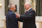 Head of the Organization and Supervision Department the Prosecutor General’s Office Igor Shkatul receives the Honored Worker of Prosecution Bodies of Belarus title