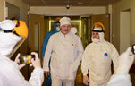Лукашенко посетил 6-ю городскую больницу Минска