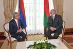 Alexander Lukashenko and Serzh Sargsyan
