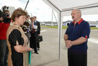 Alexander Lukashenko visits the agricultural company Otor in Chechersk District