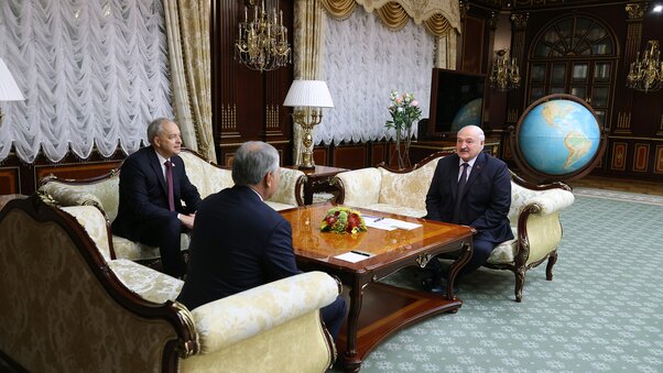 Встреча с Председателем Государственной думы России Вячеславом Володиным Александр Лукашенко, Вячеслав Володин, Игорь Сергеенко