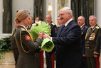 Letter of commendation from the Belarusian President is presented to graduate of the Military University of Russia’s Defense Ministry lieutenant colonel Natalya Drozdova