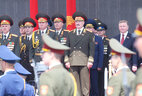 Alexander Lukashenko at the military parade marking Belarus’ Independence Day