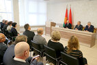 Alexander Lukashenko meets with the participants of the nationwide scientific conference “New technologies in medicine”