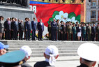 During the wreath-laying ceremony