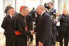 Alexander Lukashenko and Pietro Parolin