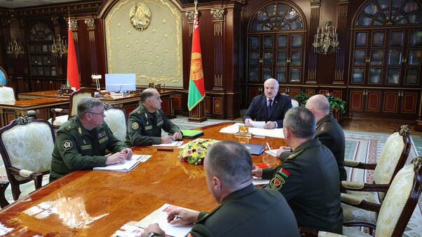 Совещание по вопросам военной безопасности Лукашенко совещание сегодня